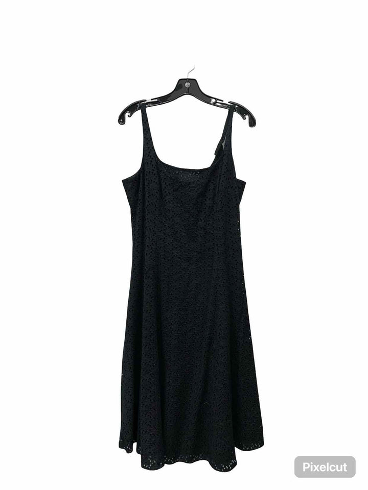 Gap Size 10 Black Floral 100% cotton Dress