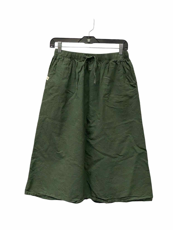 mont-bell Size XS Green 75% Cotton Skirt