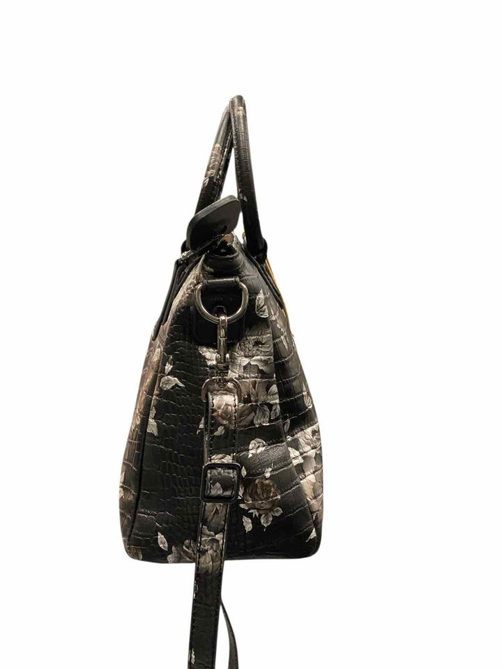 Hobo Black Rose Croco Pring Purse