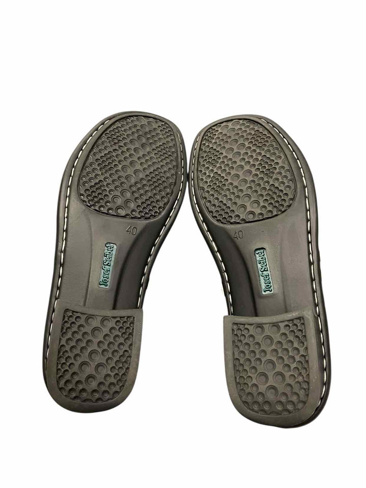 Josef Seibel Shoe Size 40 Black White Sandals