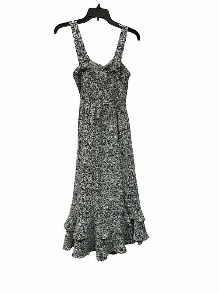 Grace Karin Size S Green White Floral NWT Dress