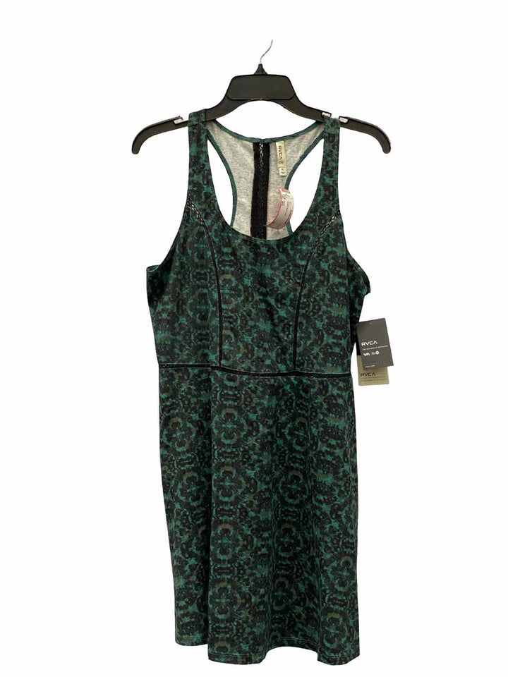 RVCA Size M/L Green Black Dress
