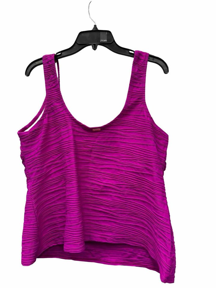 Lands End Size 18 Pink Swimsuit Top