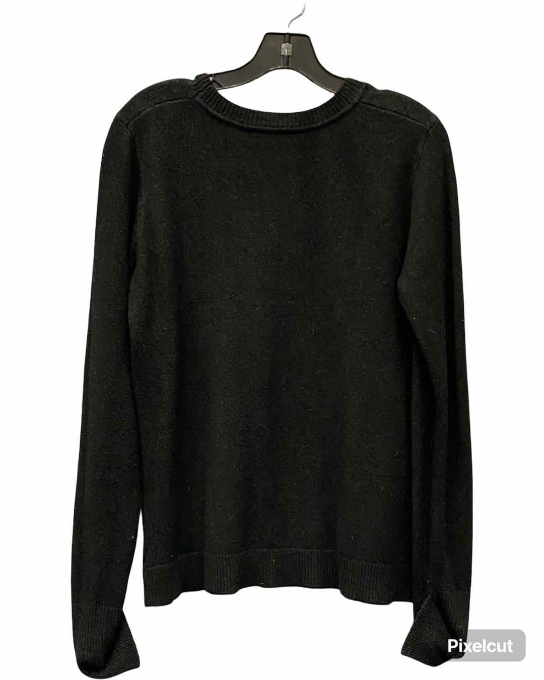 Pink Clover Size L Black Sweater