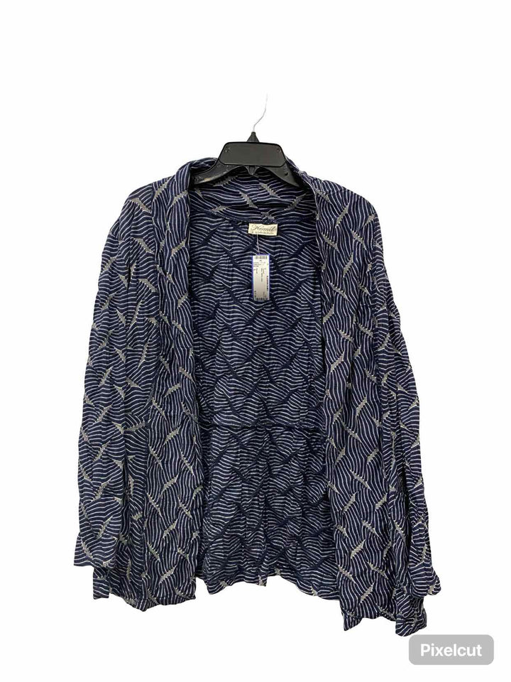 Komili Size L Blue 100% cotton Jacket