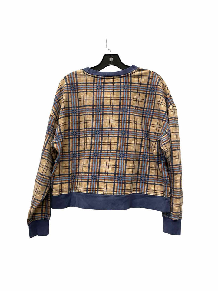 Maeve Size M Beige Multi Horses Sweater