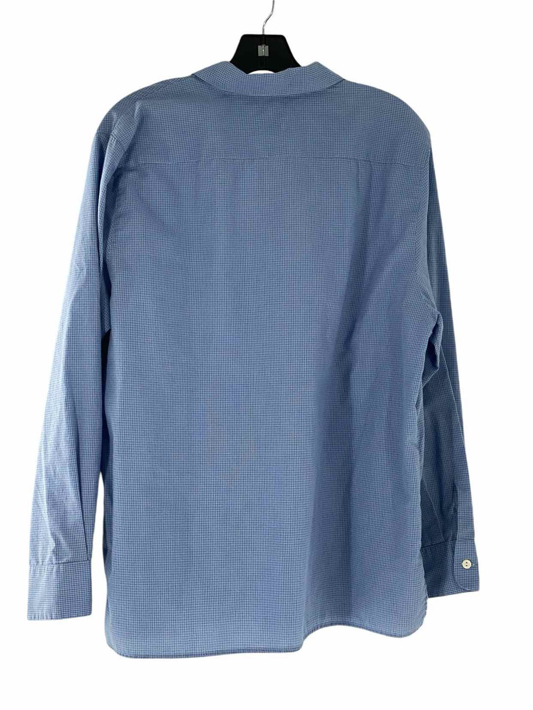 Harvey's Size 16 Blue Print Long Sleeve Shirts