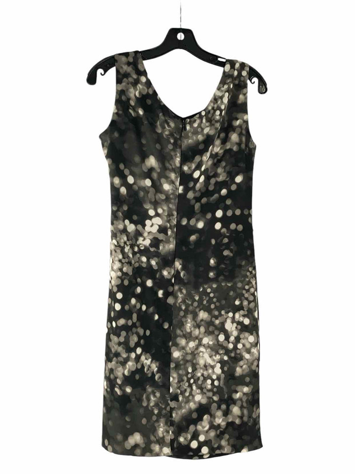 Marc New York Size 4 Black White Print Dress