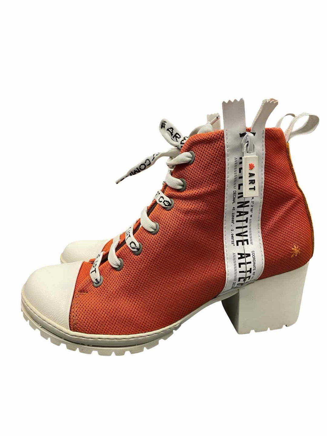 Art Shoe Size 40 Burnt Orange Boots(Ankle)