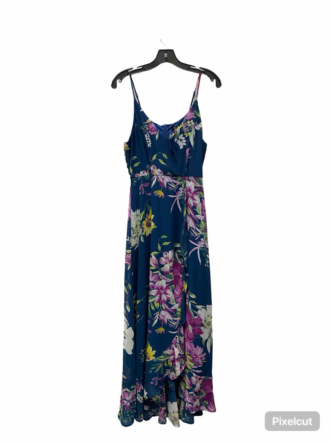 Lulus Size S Blue Purple Floral Dress