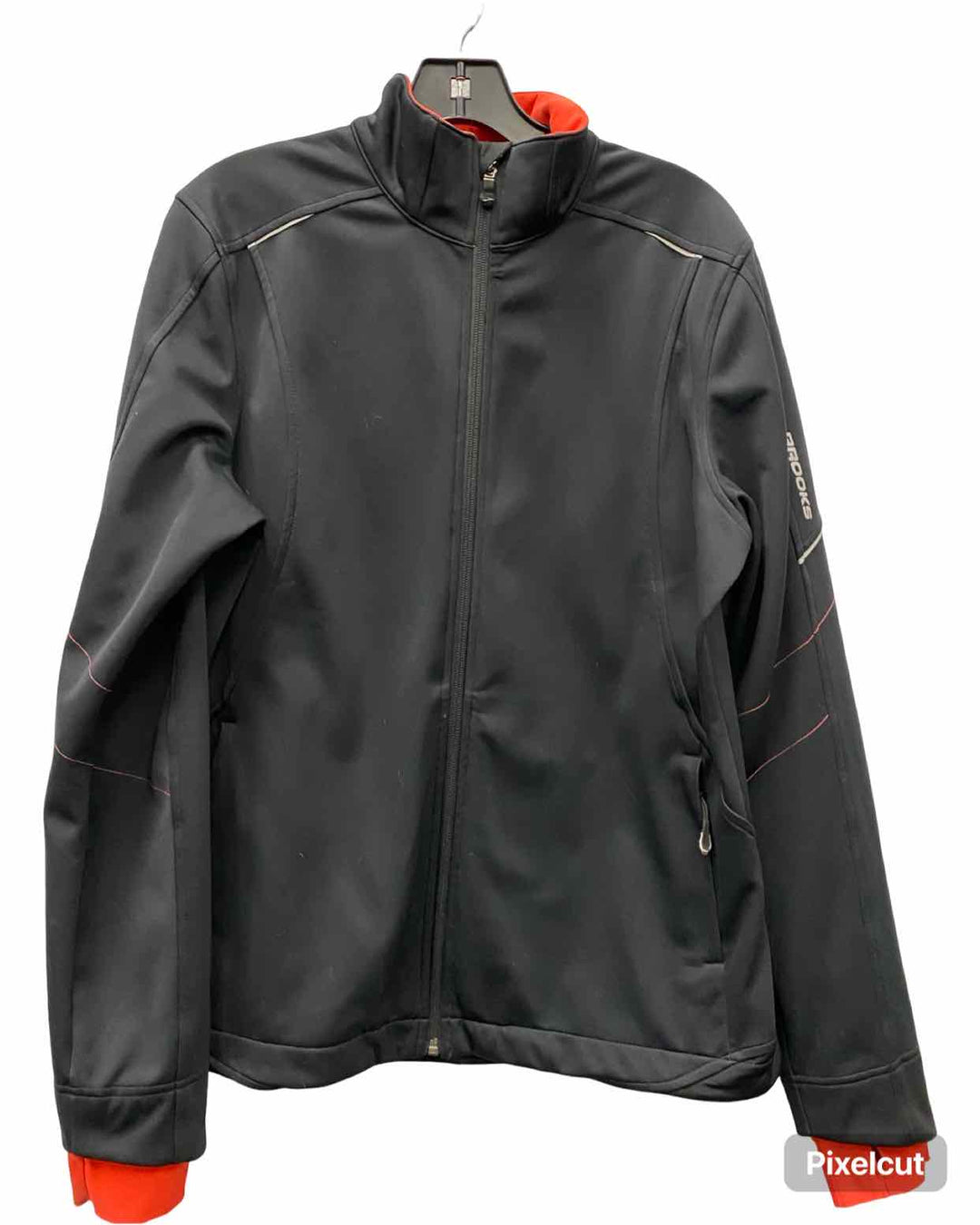 Brooks Size XL Black Red Jacket (Outdoor)