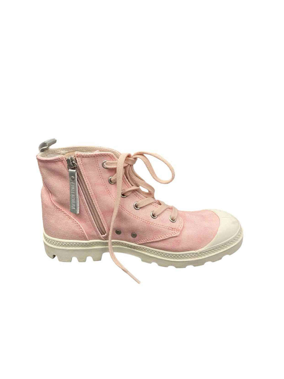 Palladium Shoe Size 8 Pink Canvas Pampa Hi Sneakers