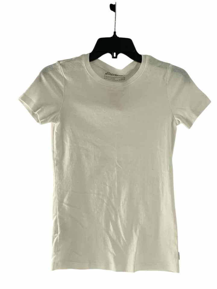 Eddie Bauer Size S White T-shirt