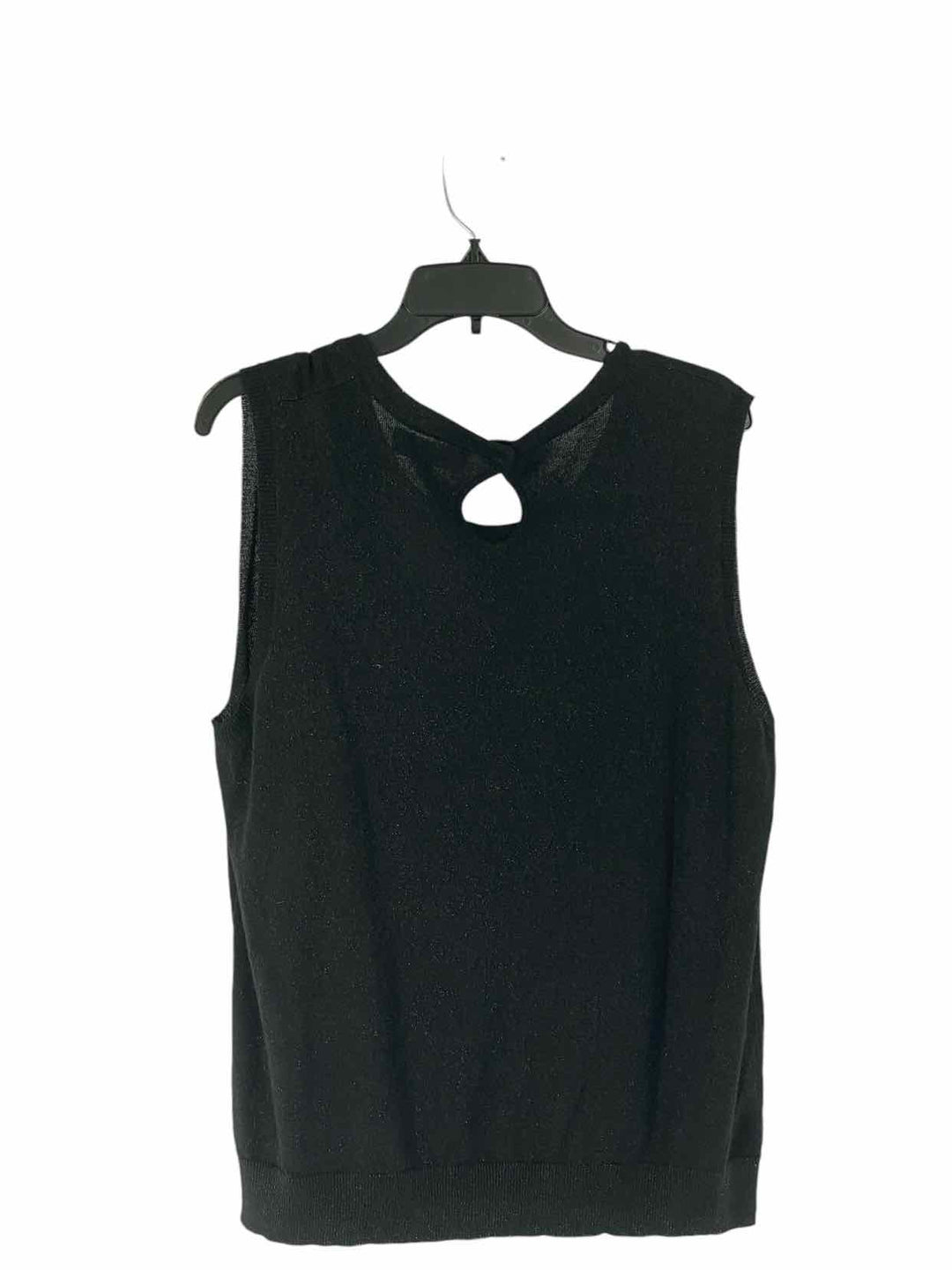 Jones New York Size 2X Black Sparkly Tank Top