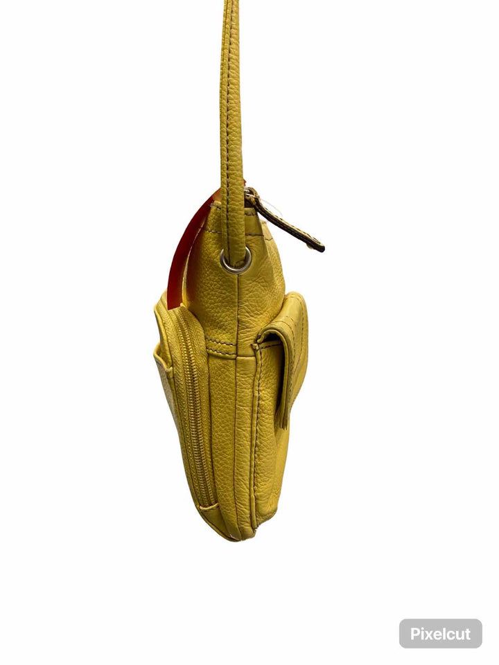 Tignanello Yellow Crossbody Purse
