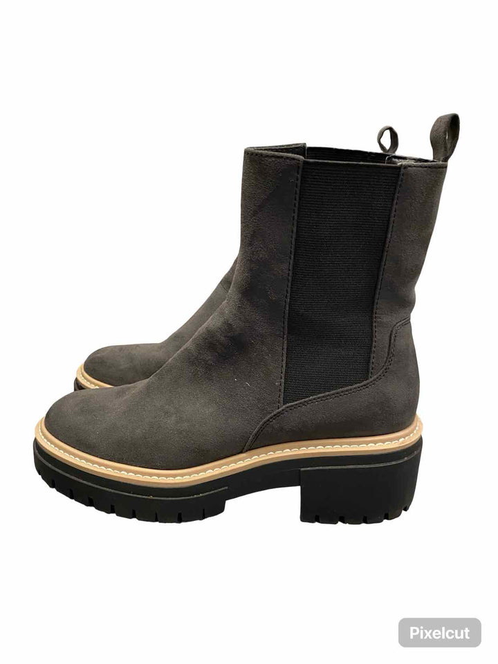 Open Edit Shoe Size 9 Grey Manmade Mya MG Sole Chelsea Boots Boots(Ankle)