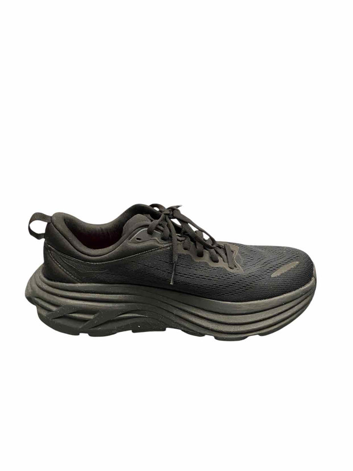 Hoka Shoe Size 8.5 Black Mesh Sneakers