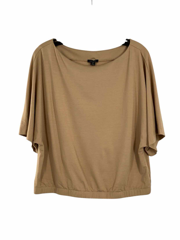 Ann Taylor Size M Tan Short Sleeve Shirts