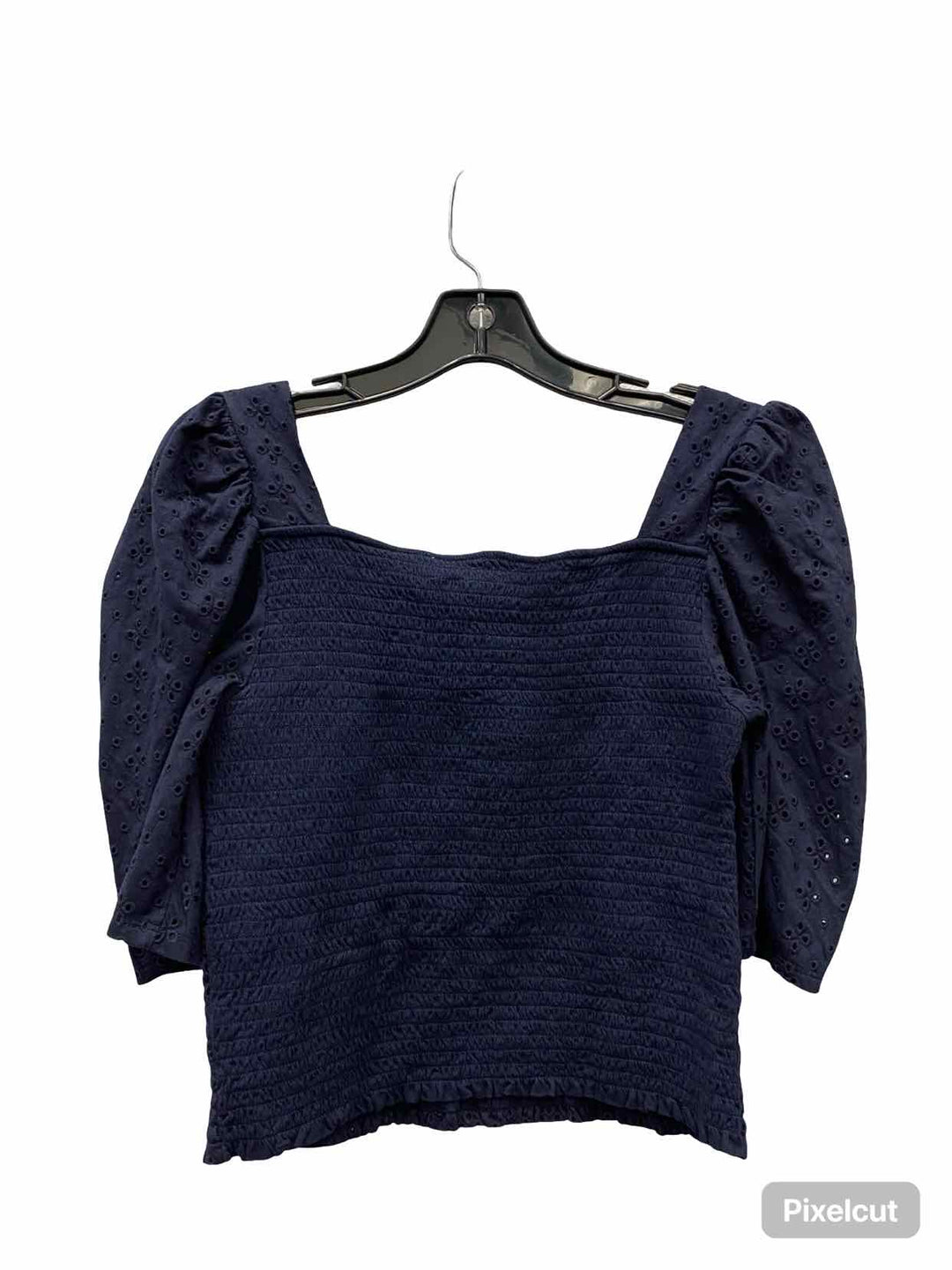 Loft Size M Navy Short Sleeve Shirts