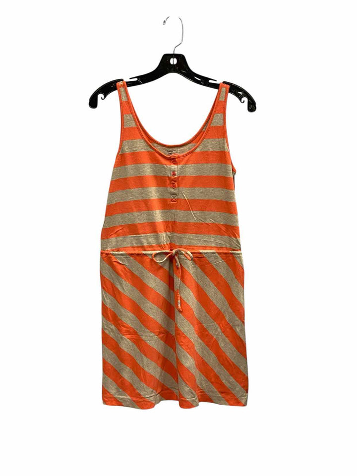 Gap Size S Pink Brown Striped Dress