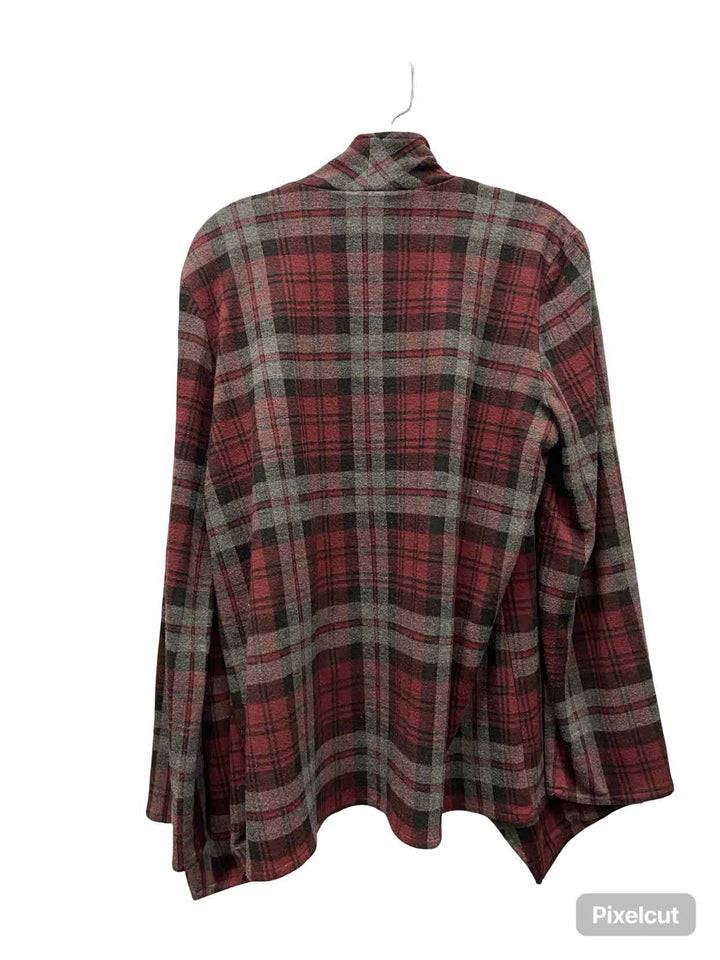BB Dakota Size XL Red Black Plaid Jacket