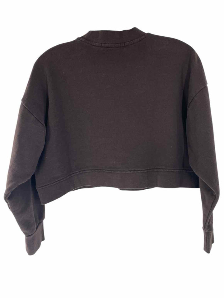 WeWoreWhat Size M Brown Crop Sweatshirt