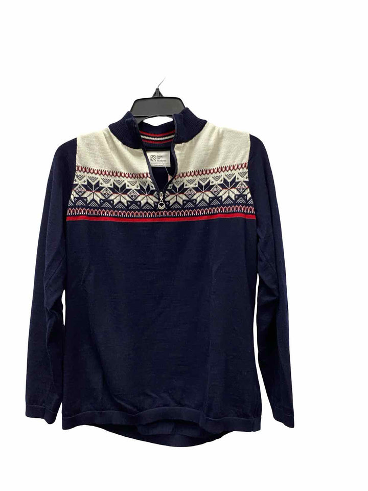 Dale of Norway Size L Navy 100% Wool Sweater