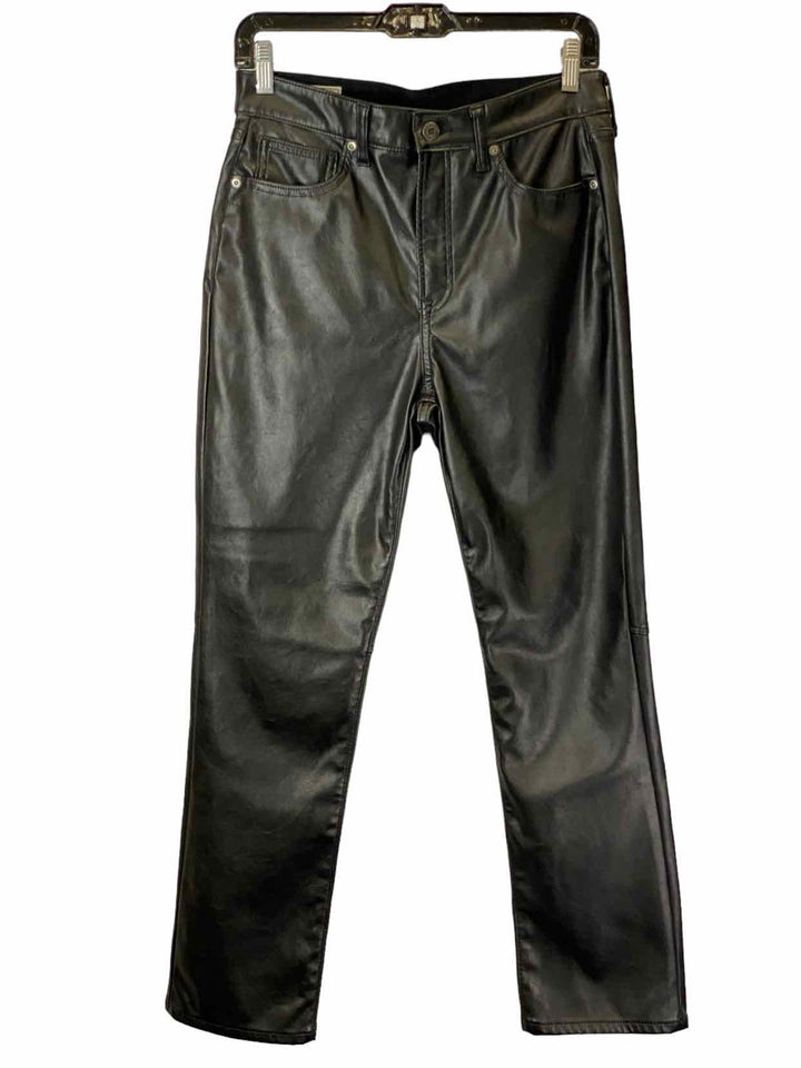 Gap Size 29 Black Polyurethane Pants