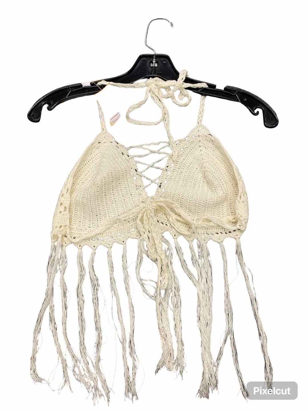Unknown Brand Size S Cream Lace Tank Top