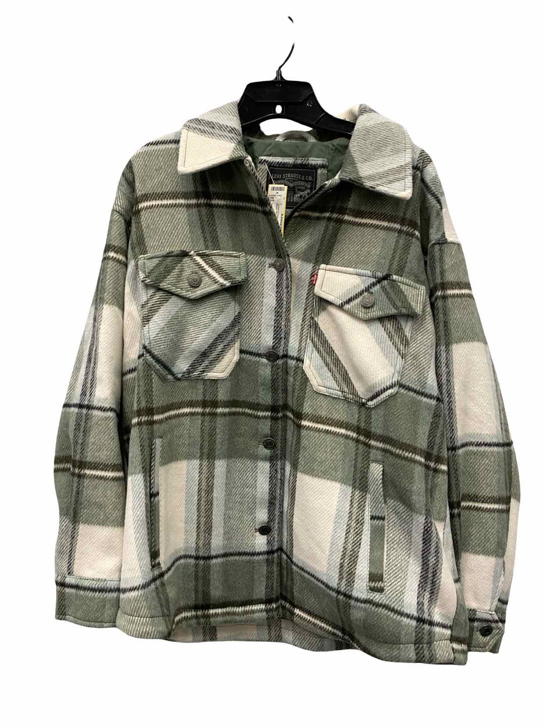 Levi's Premium Size M/L Green Plaid Jacket (Outdoor)