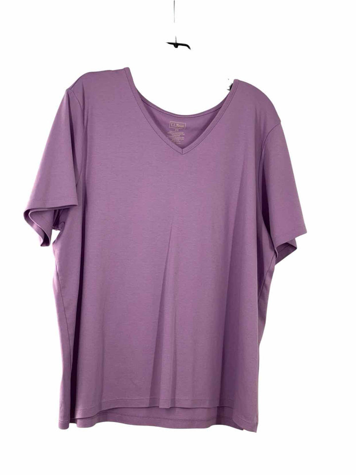 LL Bean Size 2X Purple T-shirt
