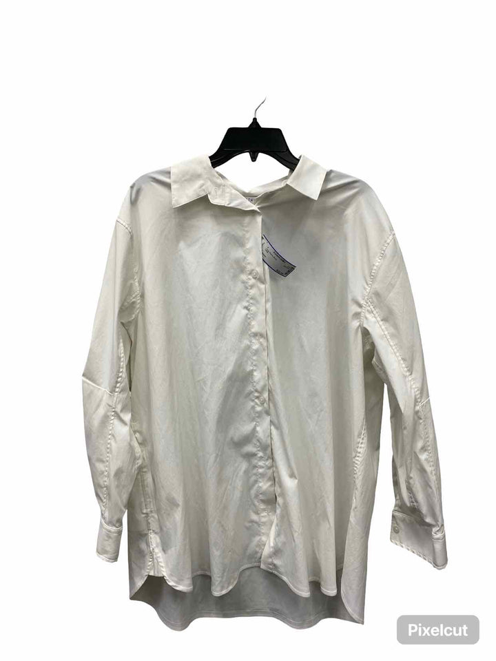 Athlefit Size L White Long Sleeve Shirts
