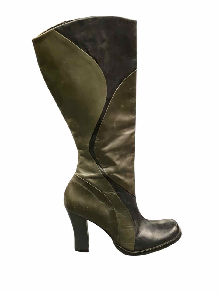 Kenneth Cole Shoe Size 9 Green Heel Boots(knee)