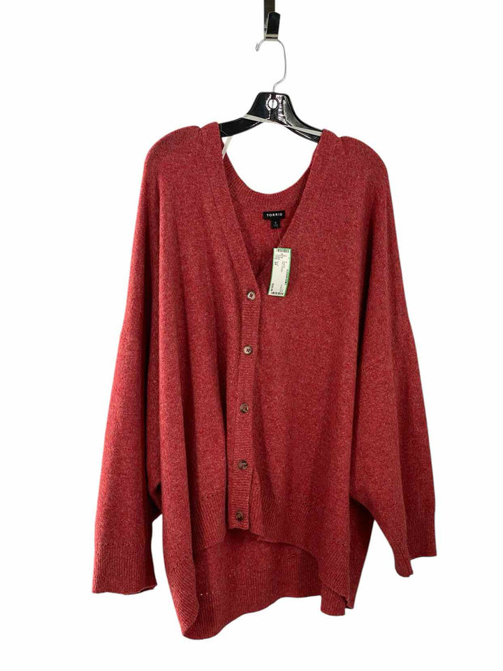 Torrid Size 6X Red Sweater