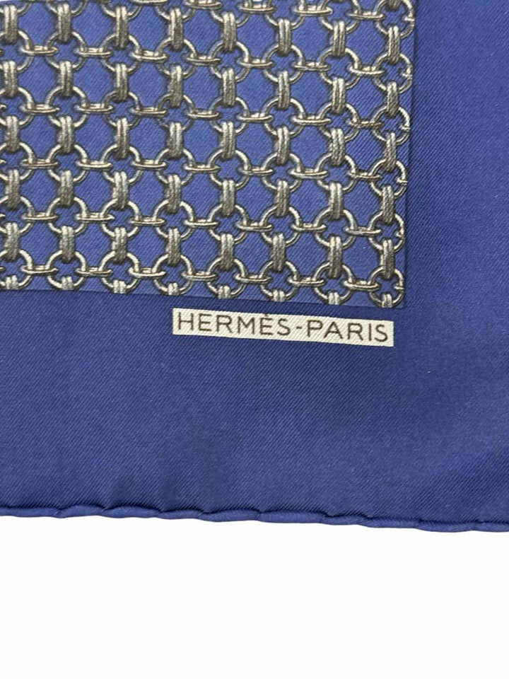 Hermès Blue Scarf