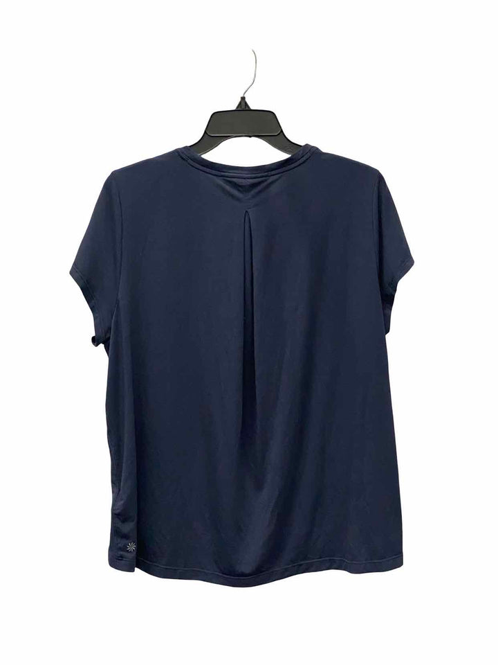 Athleta Size S Navy Athletic Short Sleeve