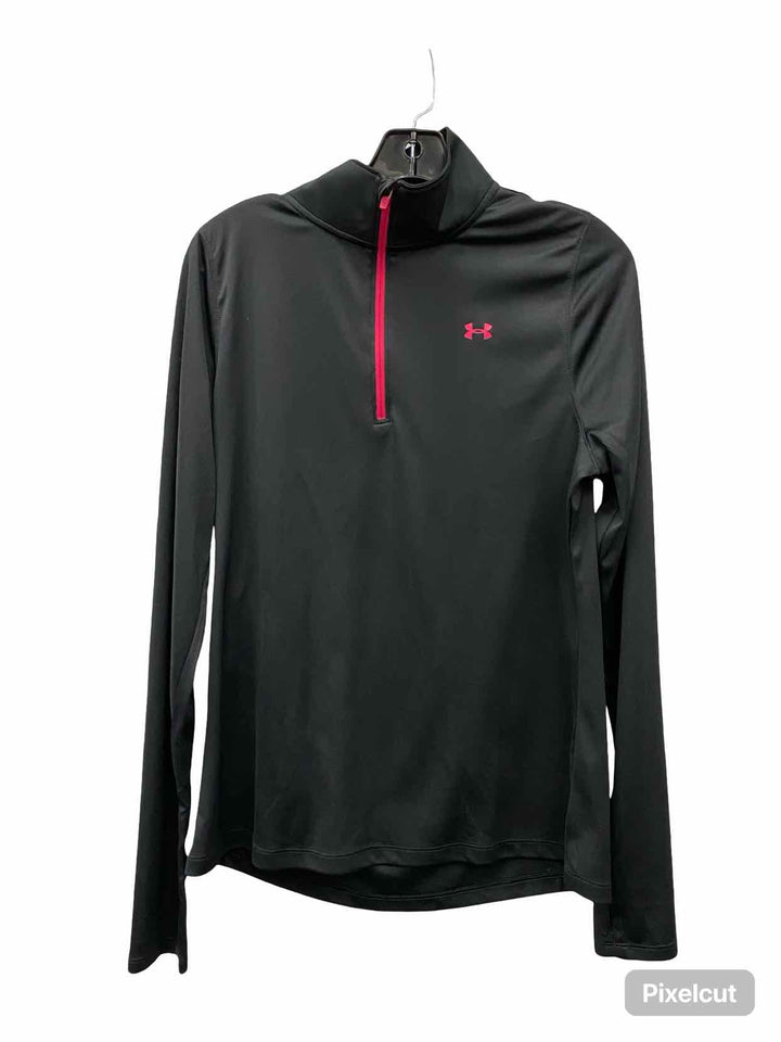 Under Armour Size L Black Pink Athletic Jacket