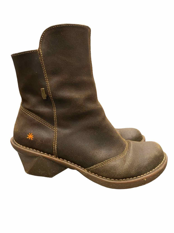 The Art Company Shoe Size 41 Brown Leather Boots(Ankle)