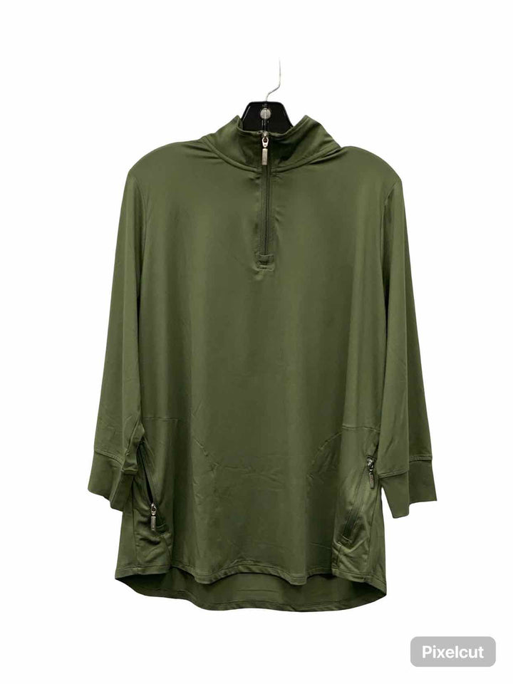 D&Co. Size L Green Long Sleeve Shirts