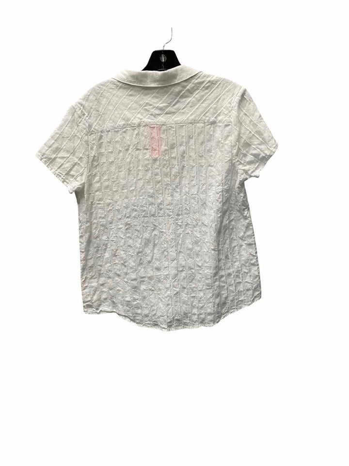 Purnell Size M White Short Sleeve Shirts