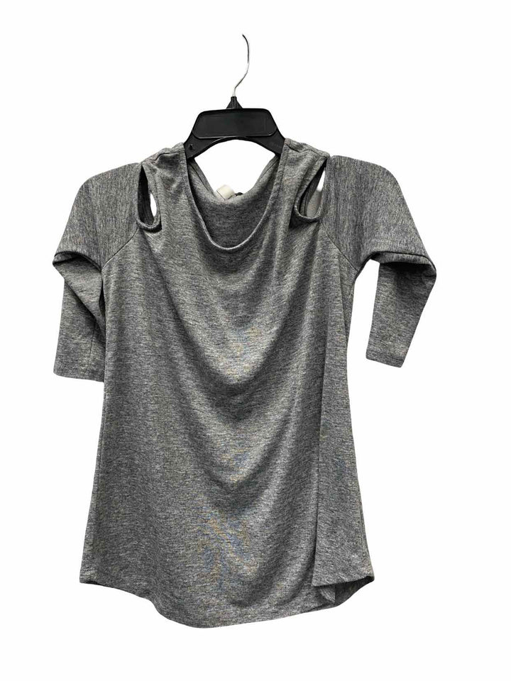 Halogen Size S Grey Short Sleeve Shirts