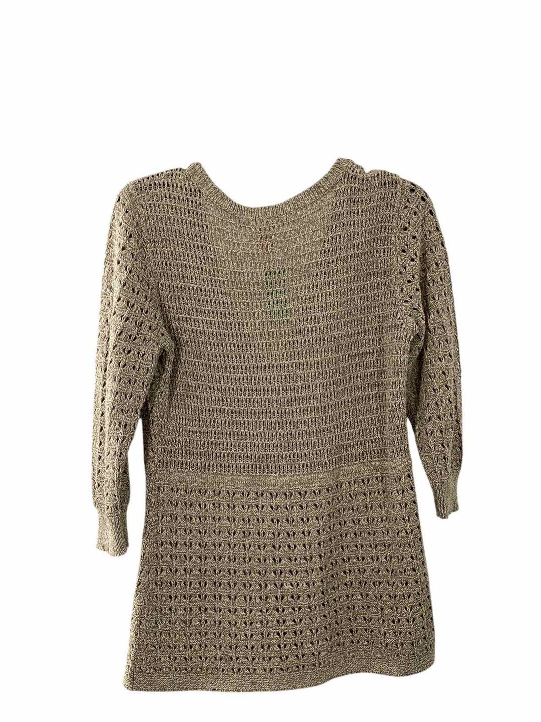 DKNY Size M Beige Grey Sweater