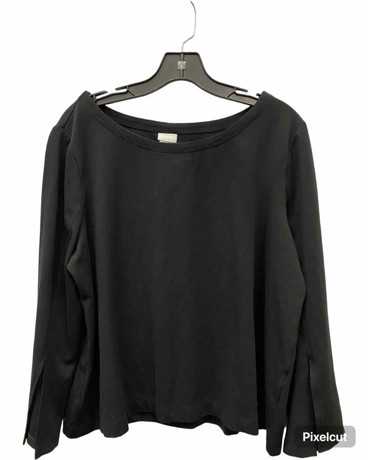 Chico's Size 3(16-18) Black Long Sleeve Shirts