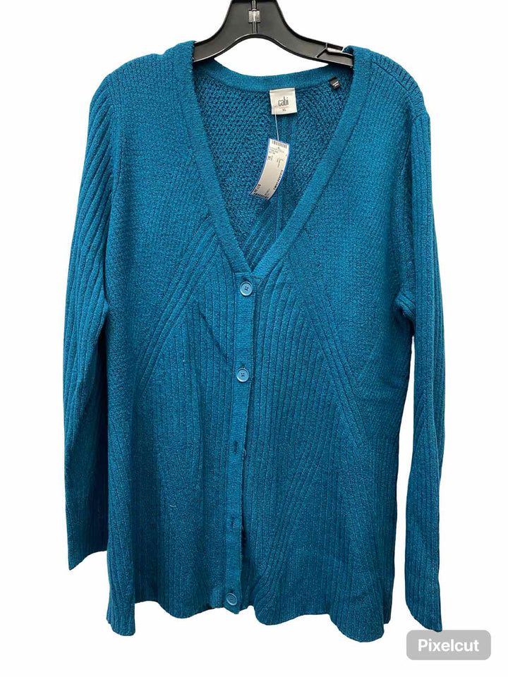 Cabi Size XL Teal Sweater