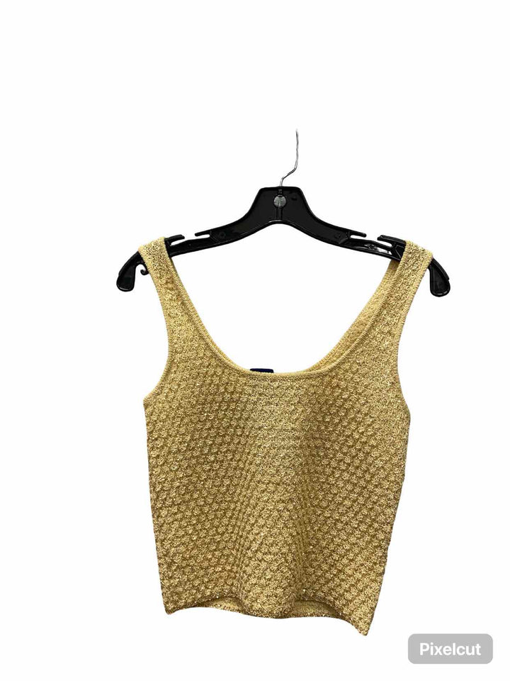 ZARA Size S Gold Tank Top