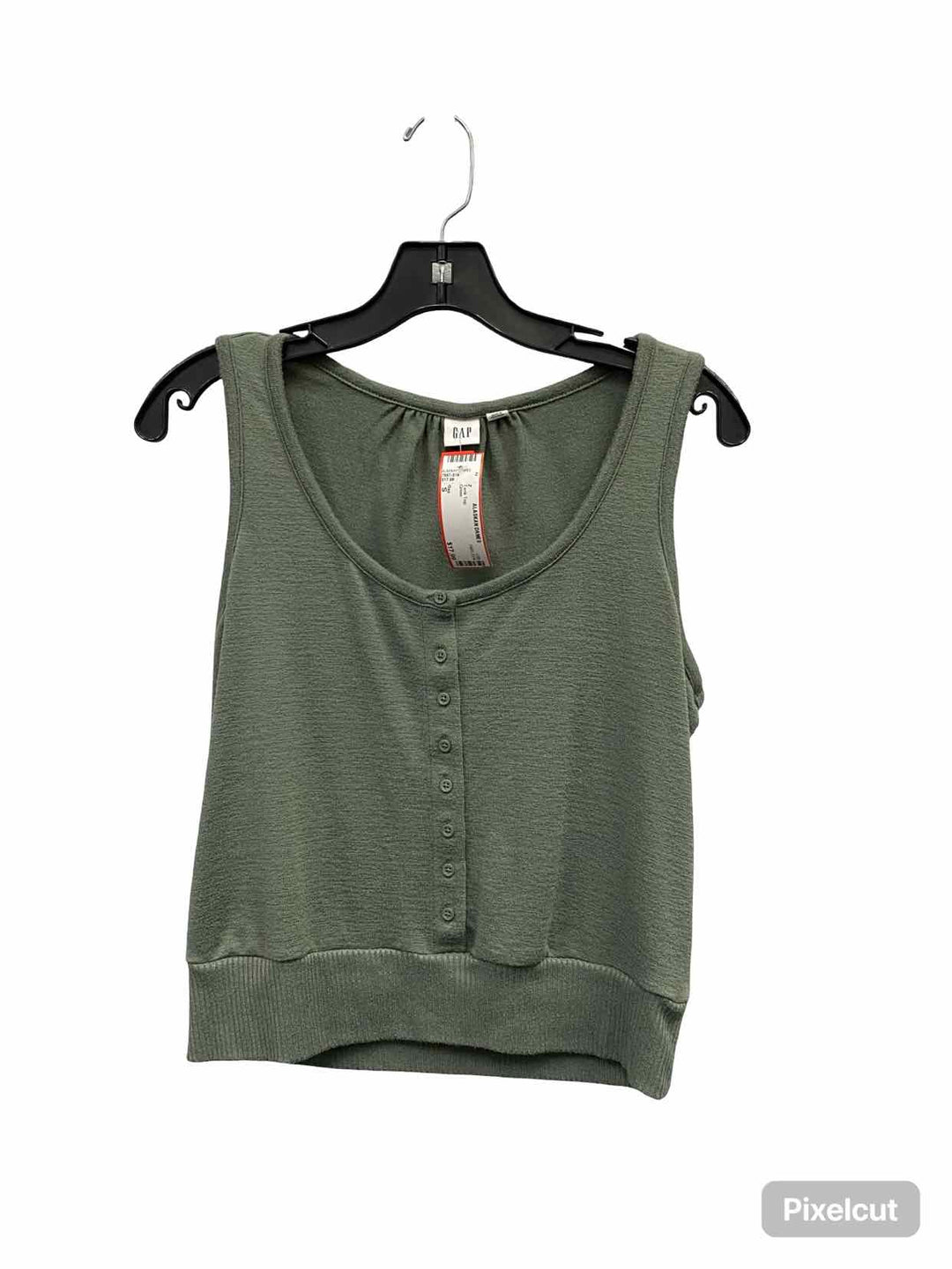 Gap Size S Green Tank Top