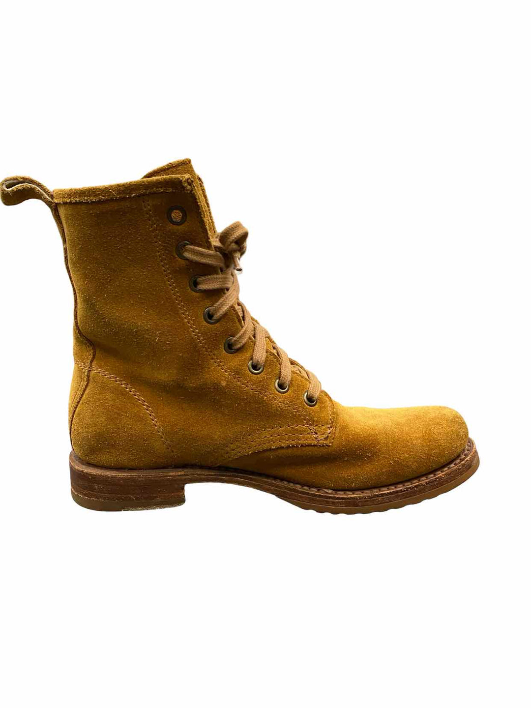 Frye Shoe Size 9 Brown Suede Combat Boots(Ankle)