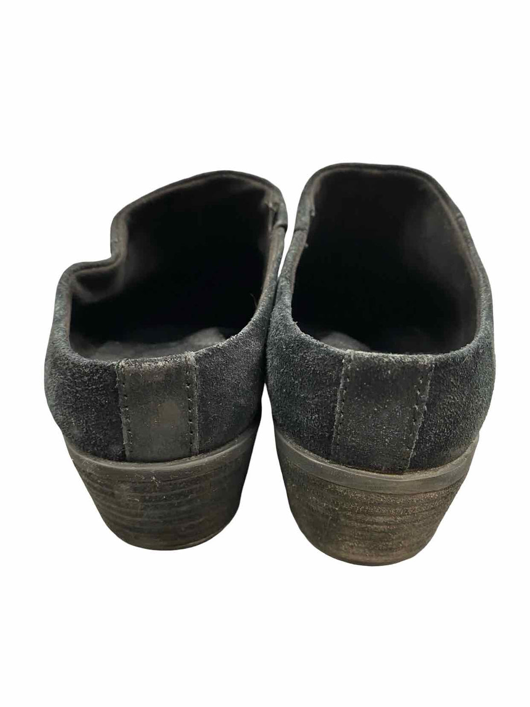 Born Shoe Size 9.5 Black Suede Boots(Ankle)