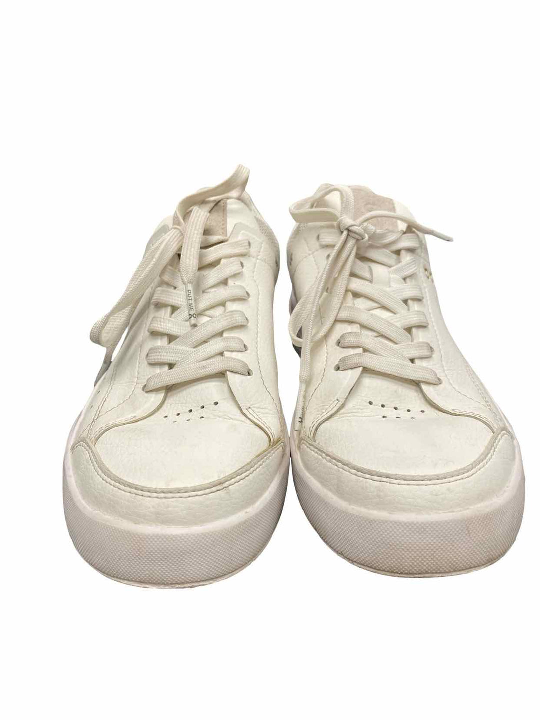 On Cloud Shoe Size 7.5 White Leather The Roger Sneakers