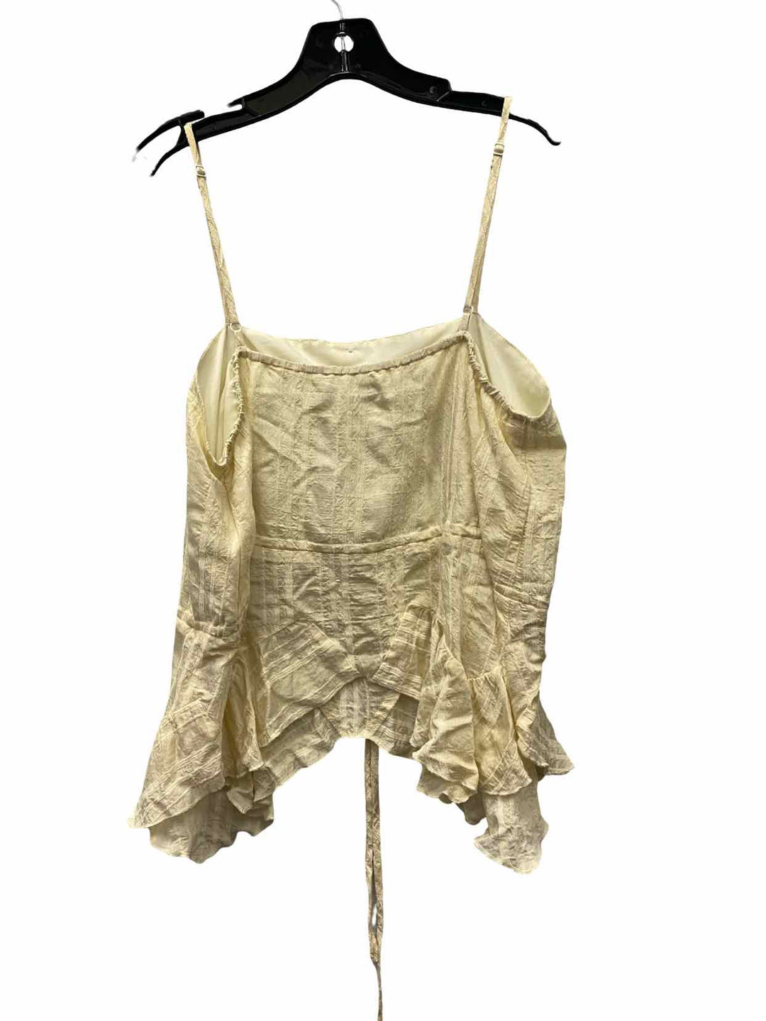 Miss Sparkling Size L Cream Tank Top